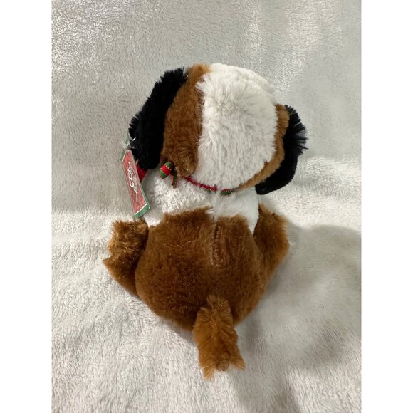 It's in the Bag Plush Puppy Dog Saint Bernard Hound With Tags Stocking Christmas - Picture 7 of 13